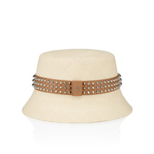 Load image into Gallery viewer, Christian Louboutin Bobino Spikes Men Hats | Color Beige