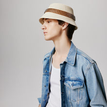 Load image into Gallery viewer, Christian Louboutin Bobino Spikes Men Hats | Color Beige