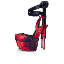 Load image into Gallery viewer, Christian Louboutin Cassia Lace Up Alta Women Shoes | Color Multicolor