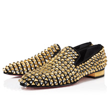 Load image into Gallery viewer, Christian Louboutin Croconaki Men Shoes | Color Black