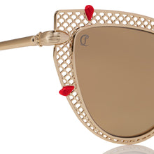 Load image into Gallery viewer, Christian Louboutin Dolly Lb0002 Women Eyewear | Color Gold