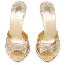 Load image into Gallery viewer, Christian Louboutin Me Dolly Moucharastrass Women Shoes | Color Gold