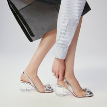 Load image into Gallery viewer, Christian Louboutin Minny Bubble Sling Women Shoes | Color Silver