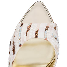 Load image into Gallery viewer, Christian Louboutin Miss Z Mule Gaagal Strass Women Shoes | Color Beige