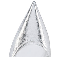 Load image into Gallery viewer, Christian Louboutin Miss Z Slingina Women Shoes | Color Silver