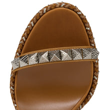 Load image into Gallery viewer, Christian Louboutin Pyraclou Women Shoes | Color Brown