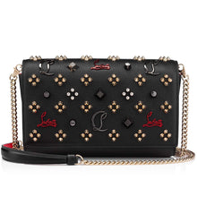 Load image into Gallery viewer, Christian Louboutin Paloma Clutch Women Bags | Calf Leather | Color Black