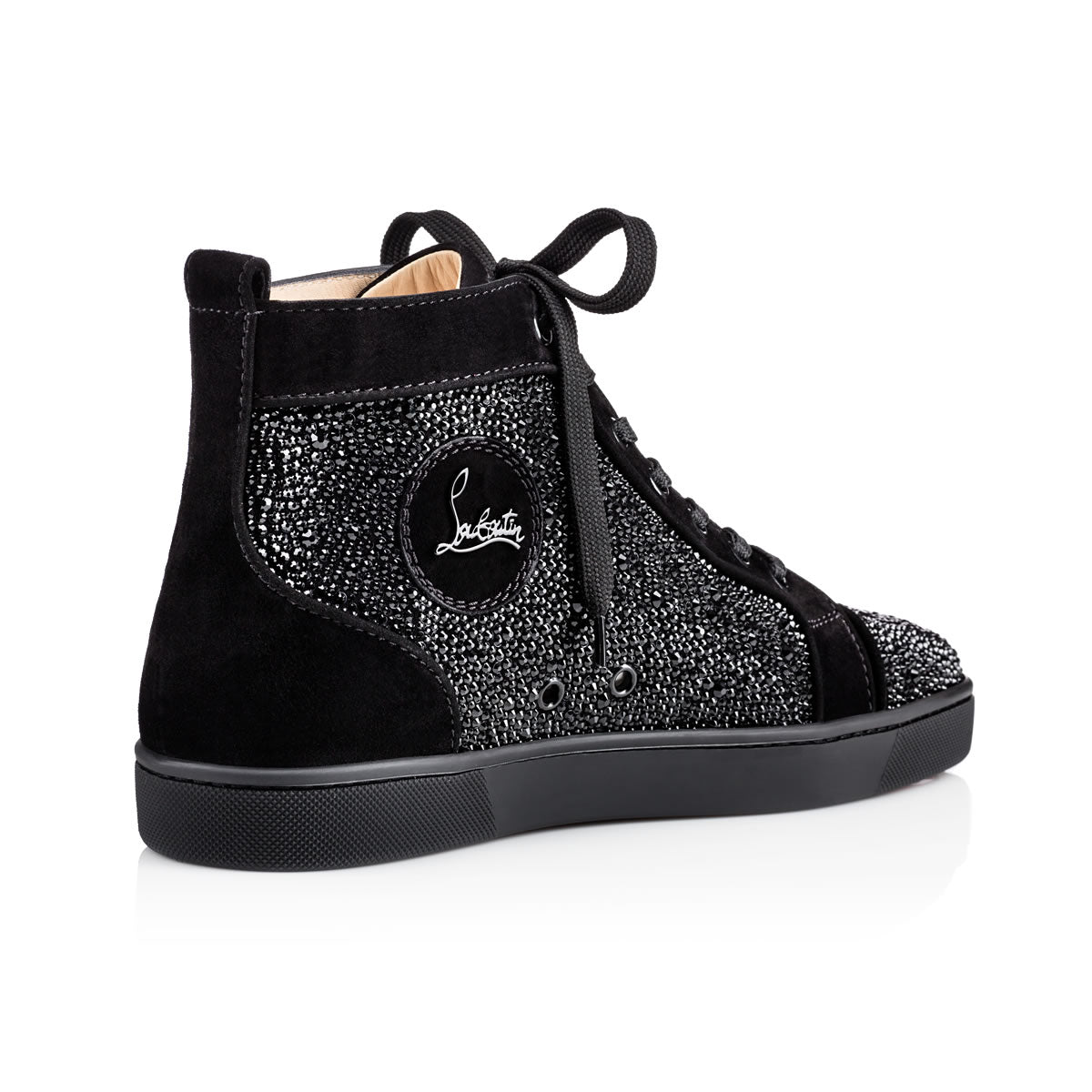 Christian Louboutin Louis Strass Men Shoes | Color Black