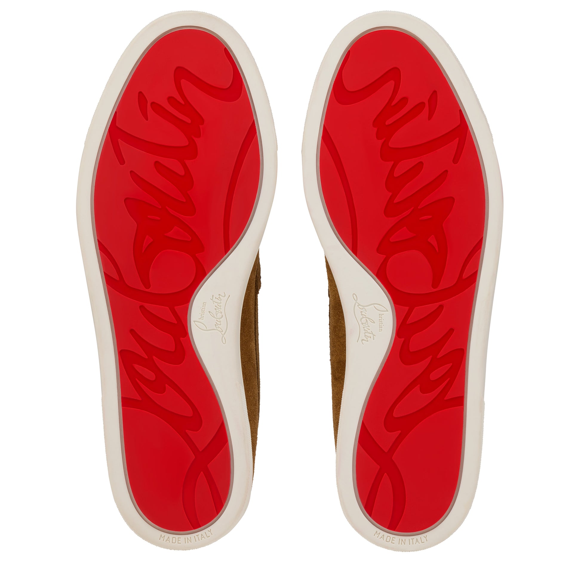 Christian Louboutin Chambeliboat Men Shoes | Color Brown New