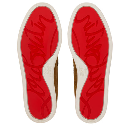 Christian Louboutin Chambeliboat Men Shoes | Color Brown New