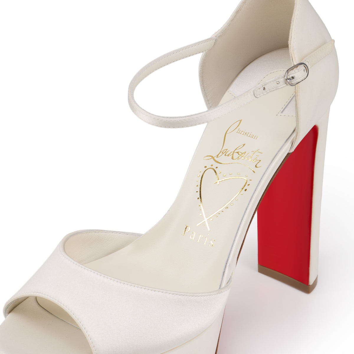 Christian Louboutin Sandaloo Women Shoes | Color White
