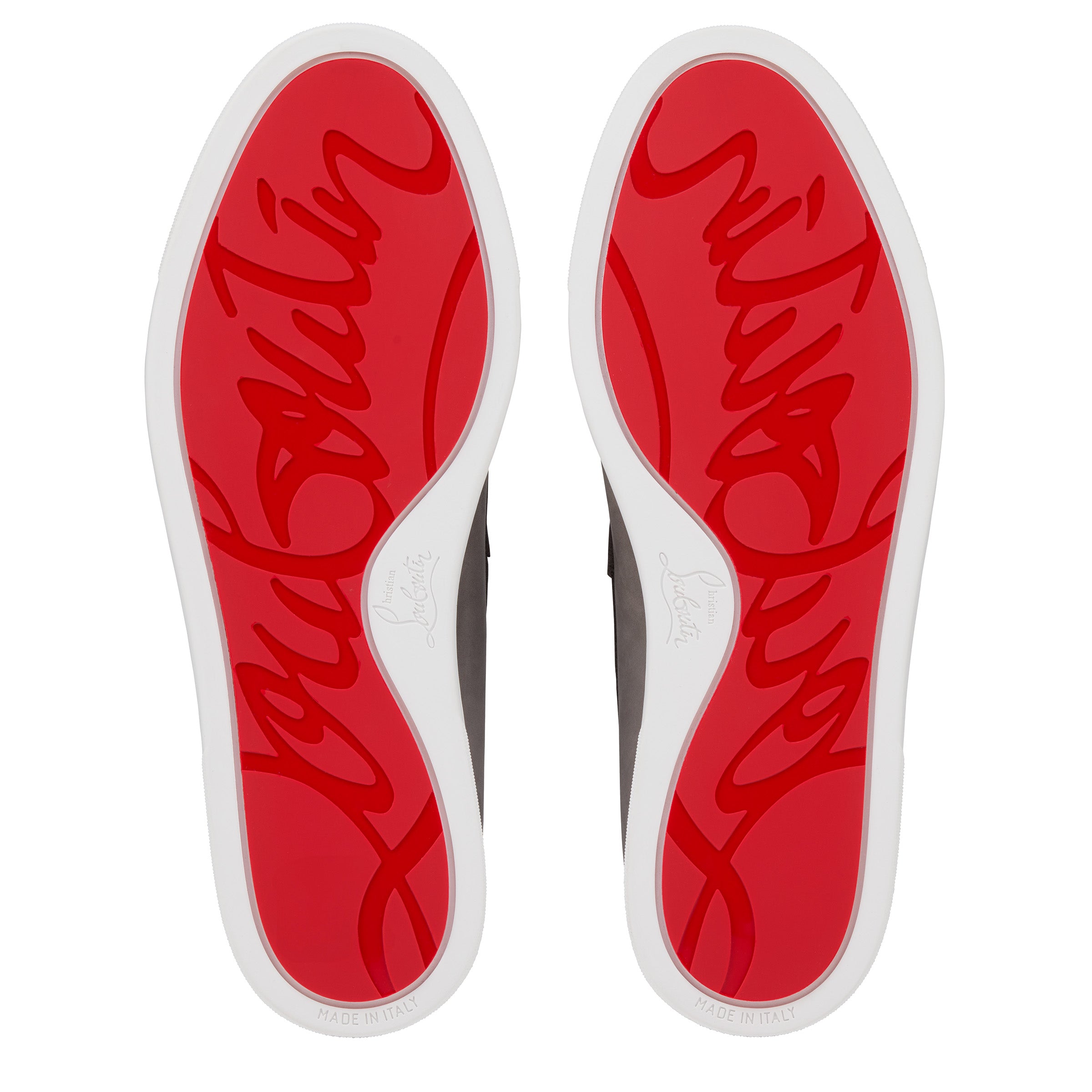 Christian Louboutin Chambeliboat Men Shoes | Color Grey