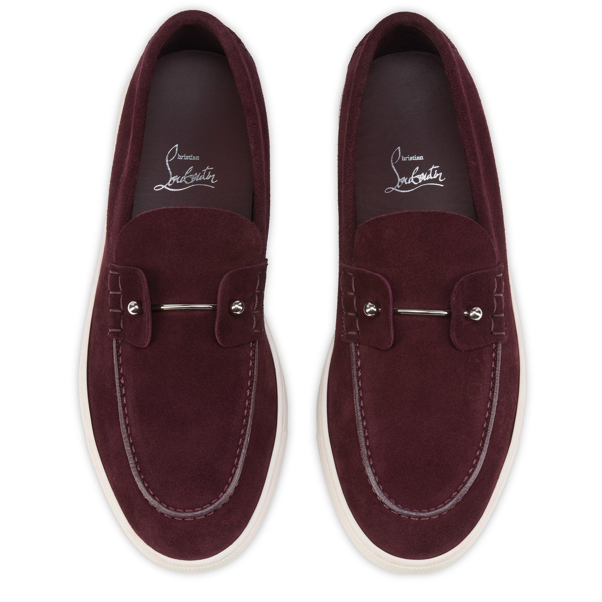 Christian Louboutin Chambeliboat Men Shoes | Color Red