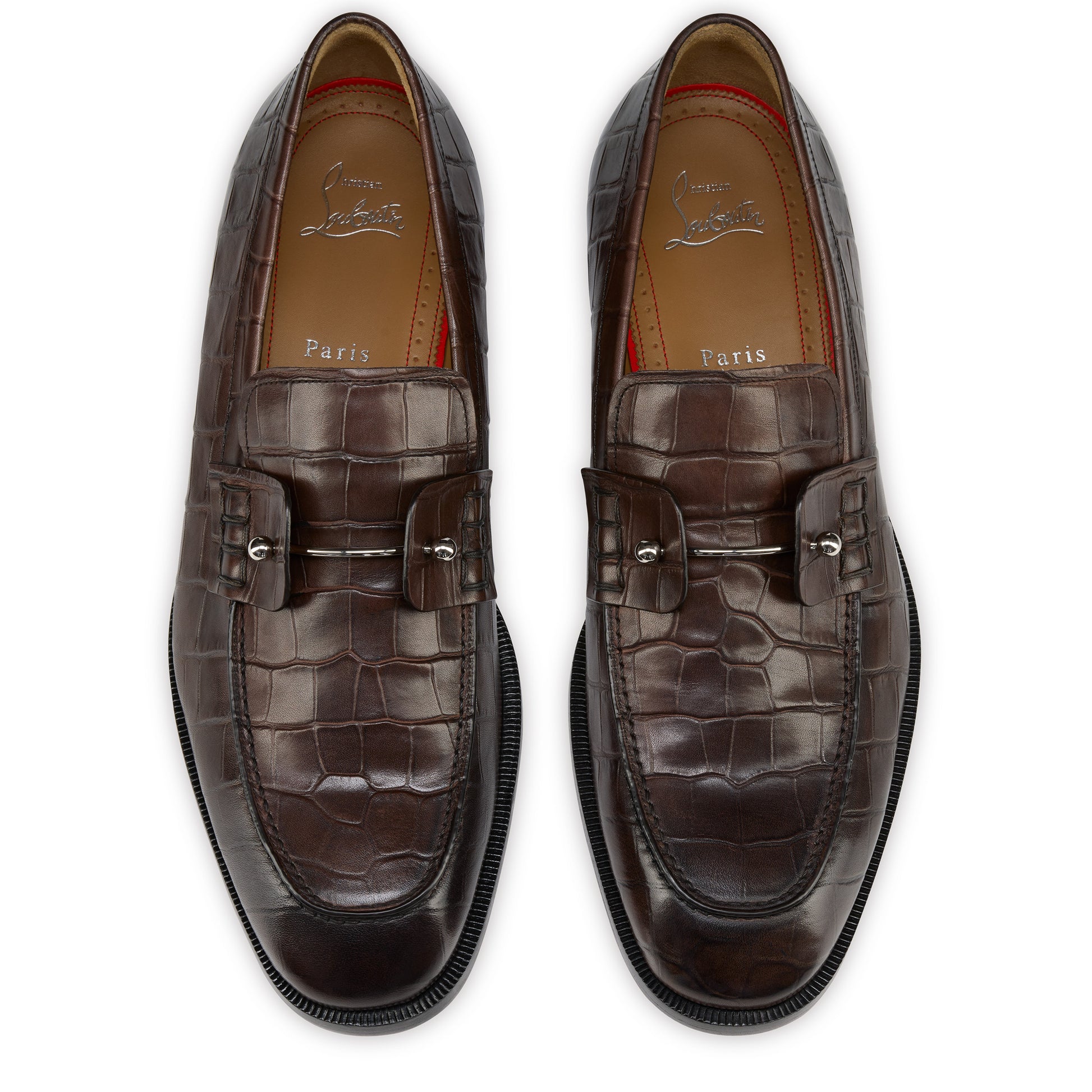 Christian Louboutin Chambelimoc Men Shoes | Color Brown New