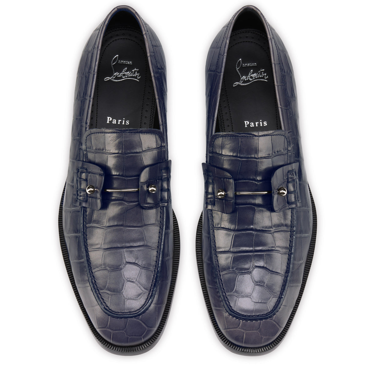 Christian Louboutin Chambelimoc Men Shoes | Color Grey