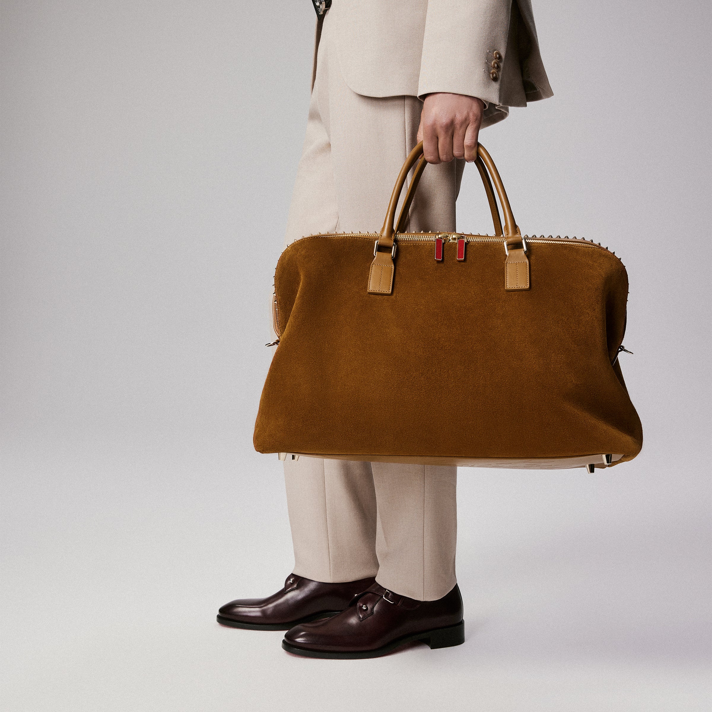 Christian Louboutin Funky Men Bags | Color Brown