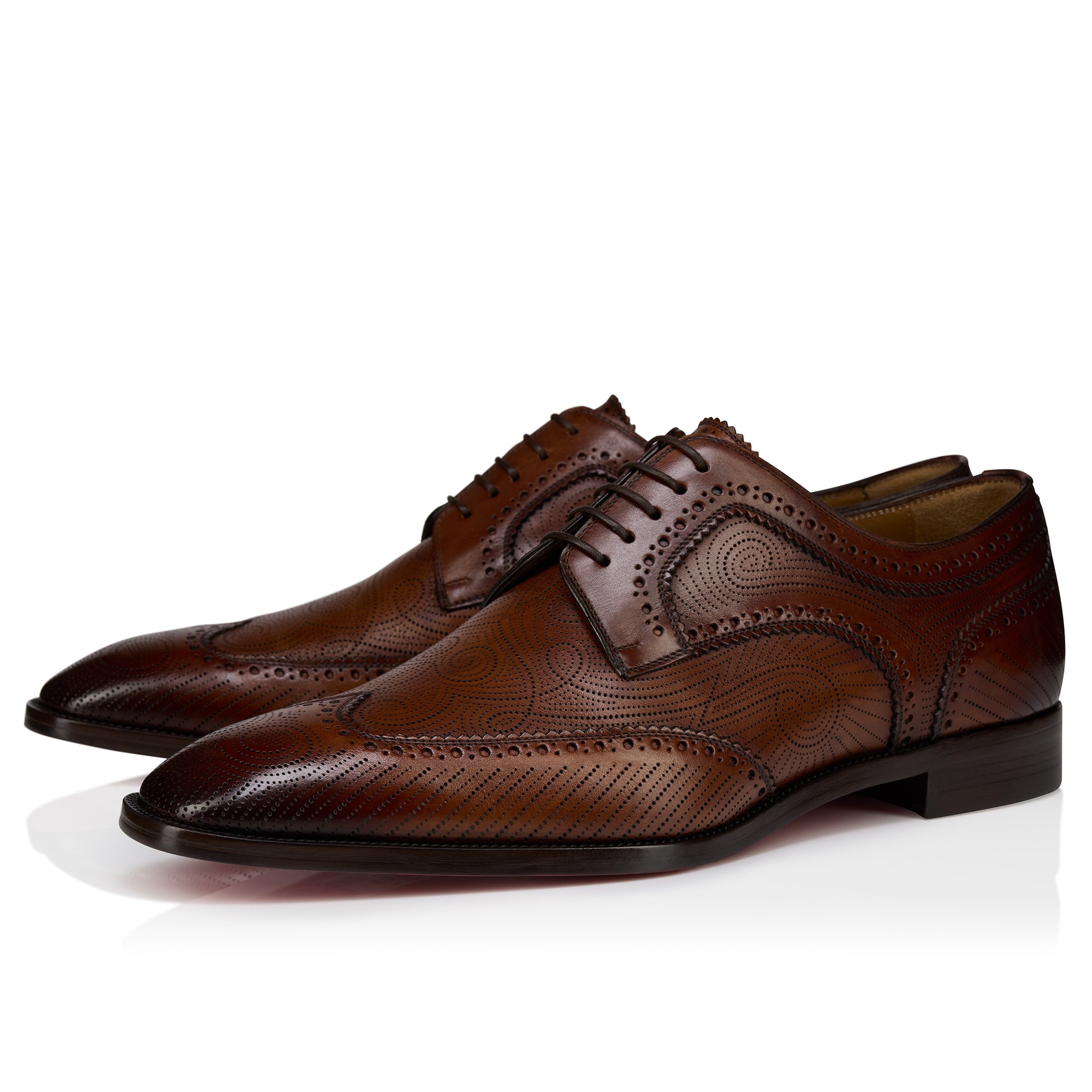 Christian Louboutin Grave Derby Men Shoes | Color Brown New
