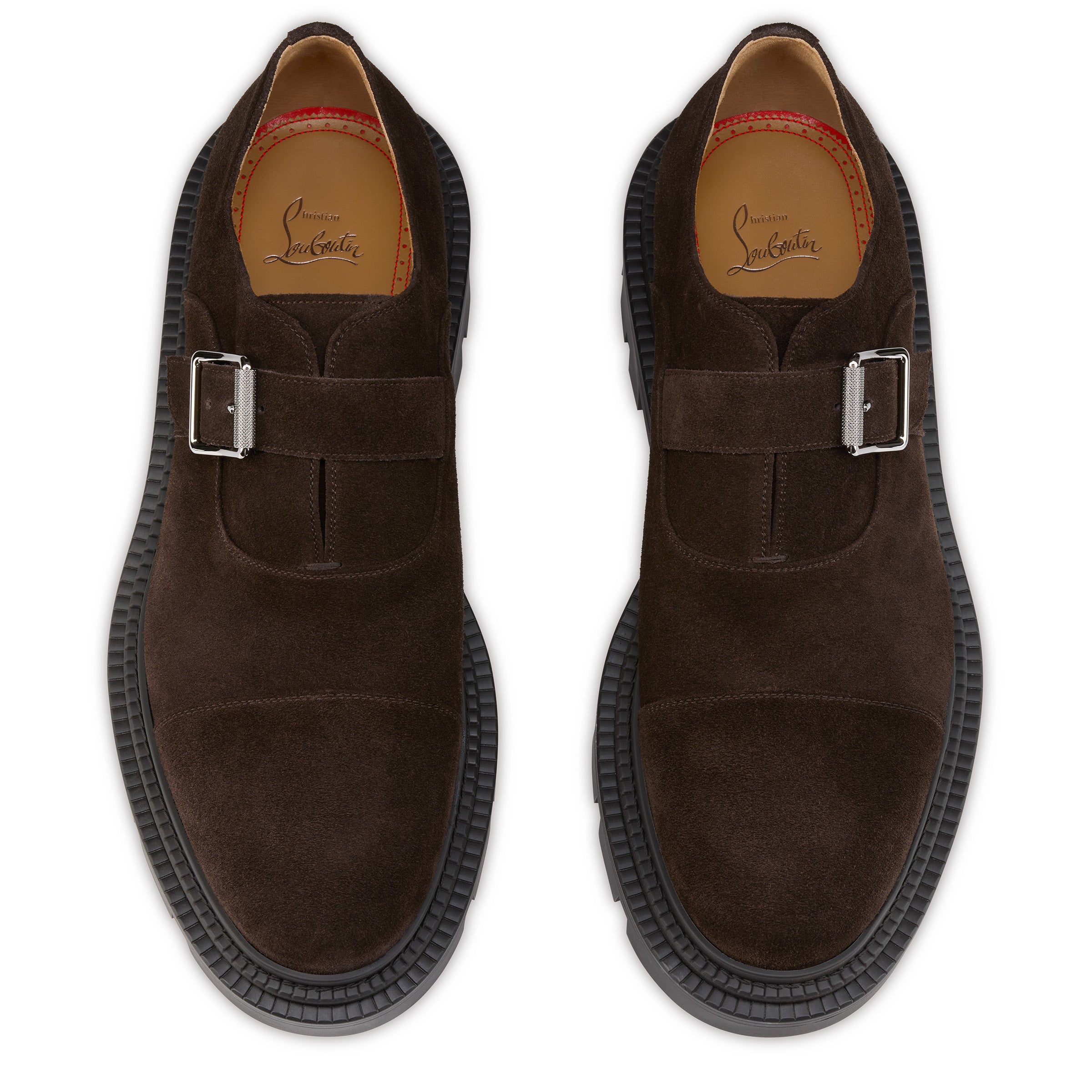 Christian Louboutin Oxyford College Men Shoes | Color Brown New