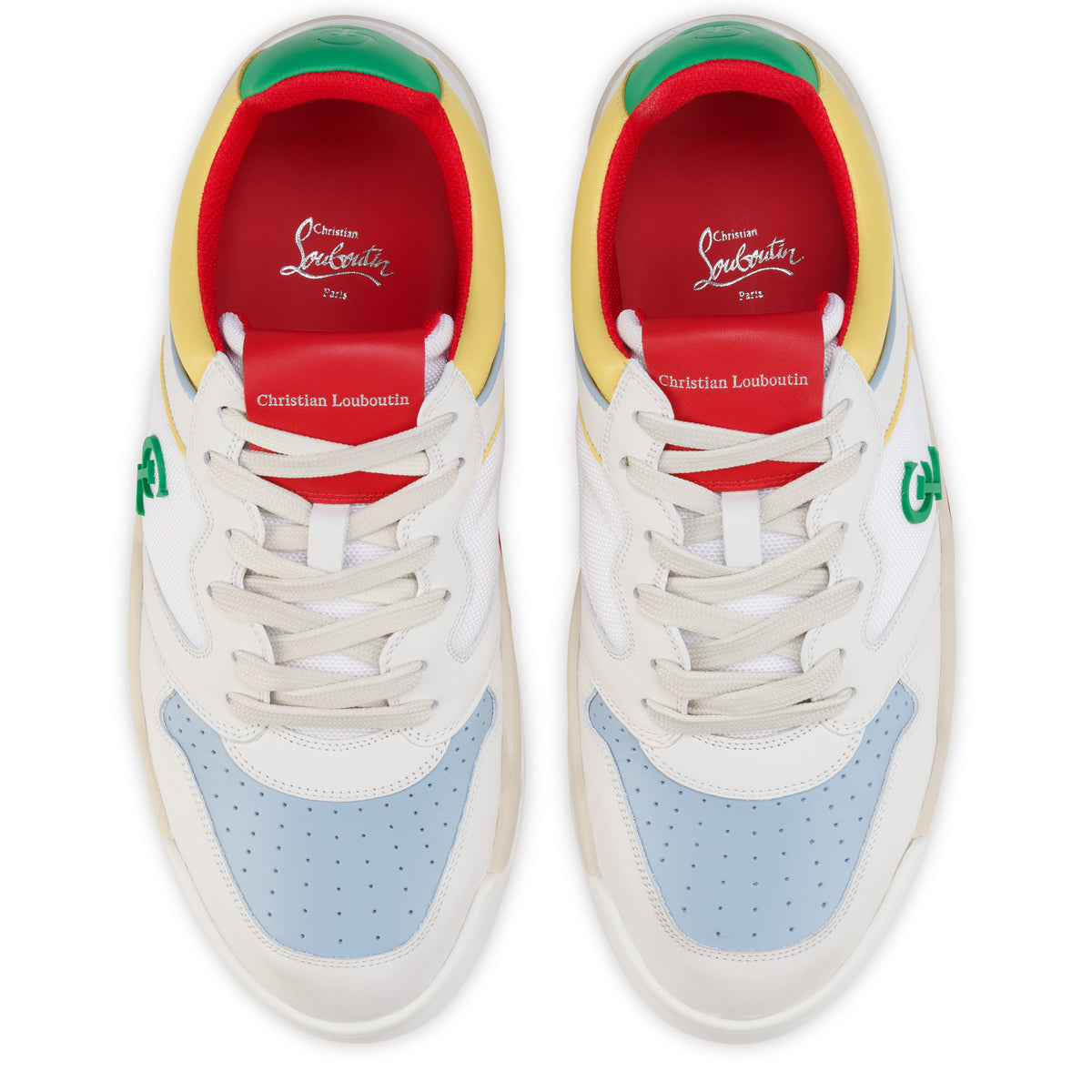 Christian Louboutin Bsktball 1 Retro Men Shoes | Color White