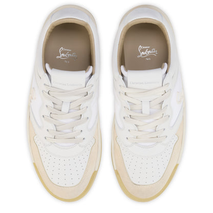 Christian Louboutin Bsktball 1 Retro Men Shoes | Color White