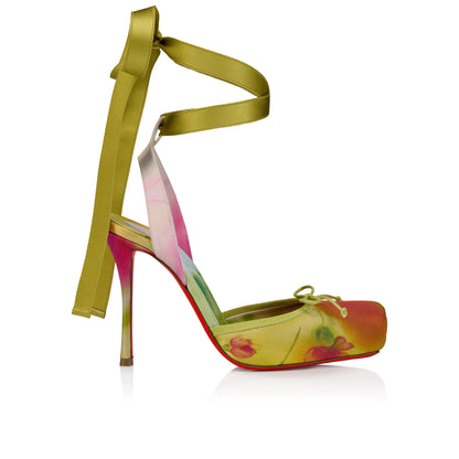 Christian Louboutin Cassia Lace Up Women Shoes | Color Multicolor