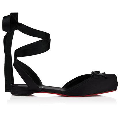 Christian Louboutin Cassia Lace Up Women Shoes | Color Black