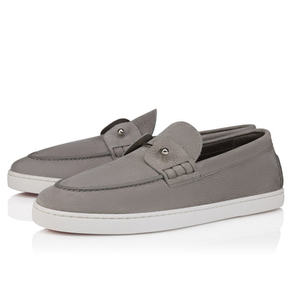 Christian Louboutin Chambeliboat Men Shoes | Color Grey