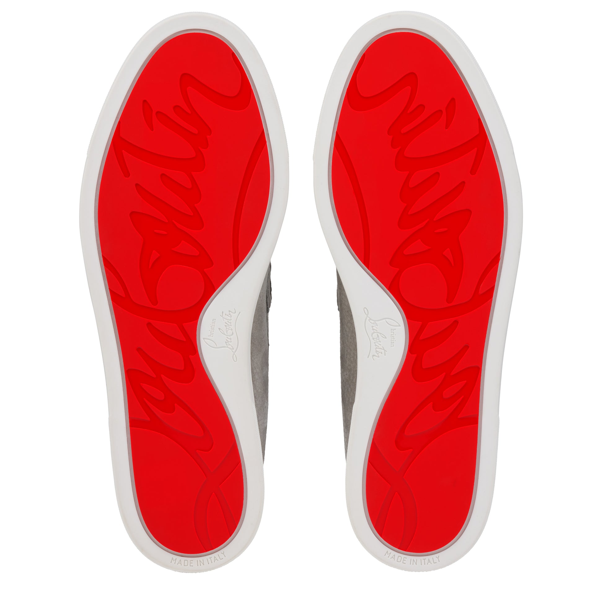 Christian Louboutin Chambeliboat Men Shoes | Color Grey