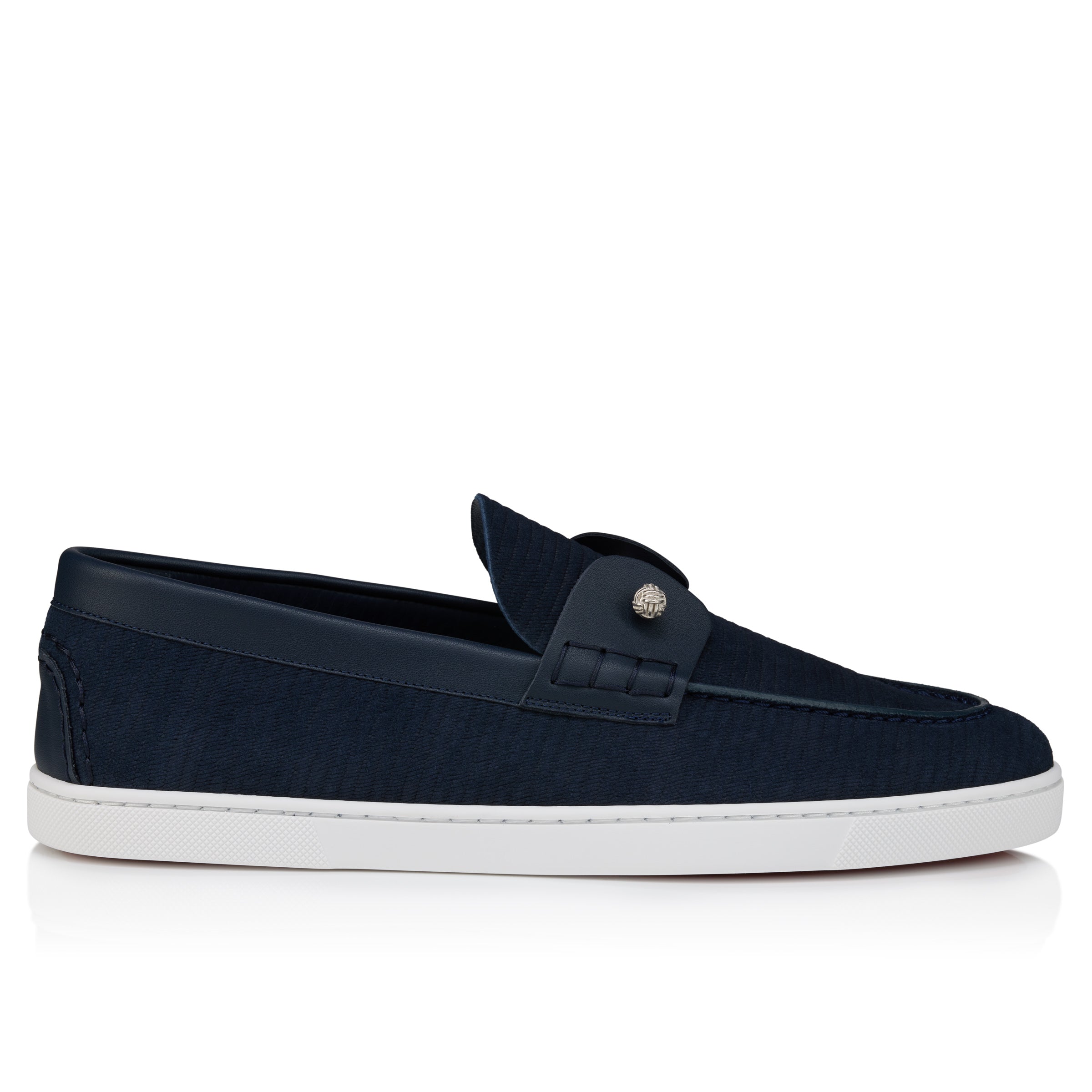 Christian Louboutin Chambeliboat Yacht Men Shoes | Color Blue