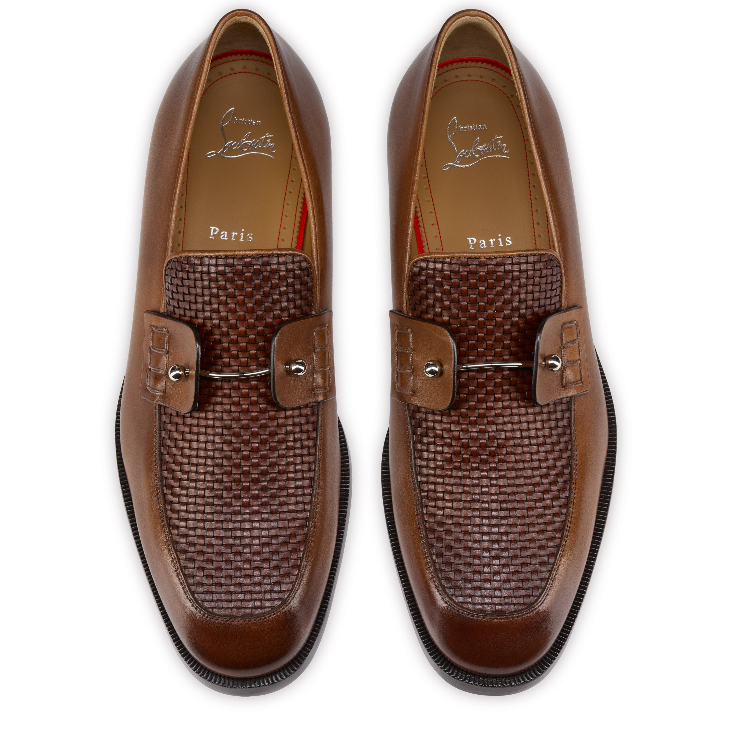 Christian Louboutin Chambelimoc Men Shoes | Color Brown New
