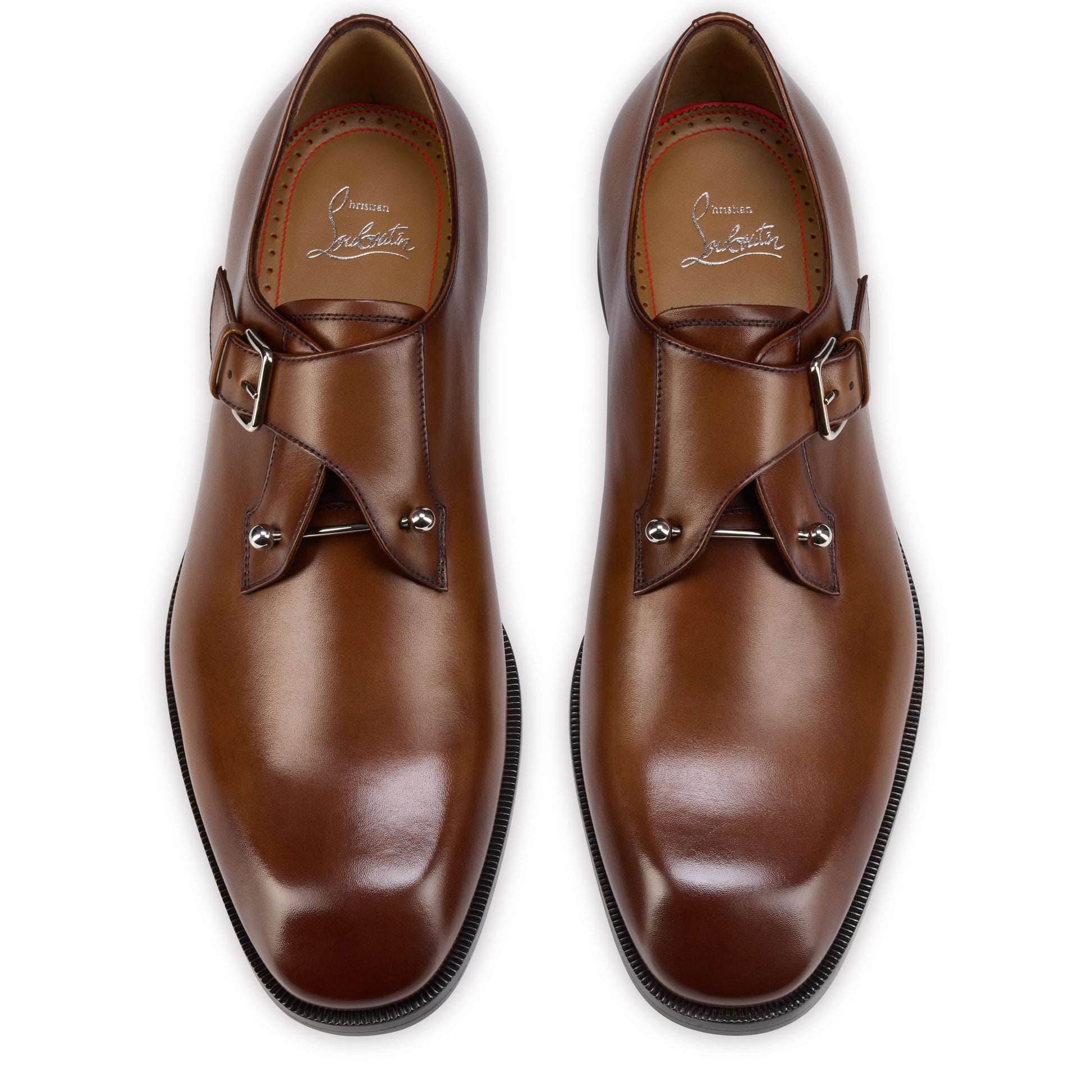 Christian Louboutin Chambelimonk Men Shoes | Color Brown