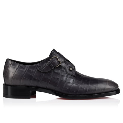 Christian Louboutin Chambelimonk Men Shoes | Color Grey