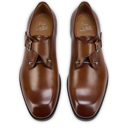 Christian Louboutin Chambelimonk Men Shoes | Color Brown New