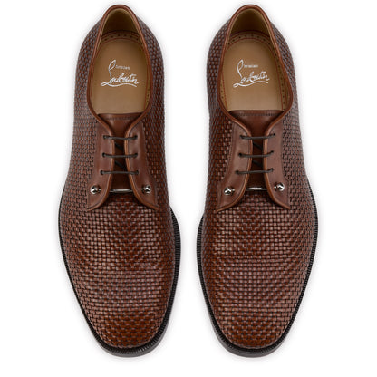 Christian Louboutin Chambeliss Men Shoes | Color Brown New