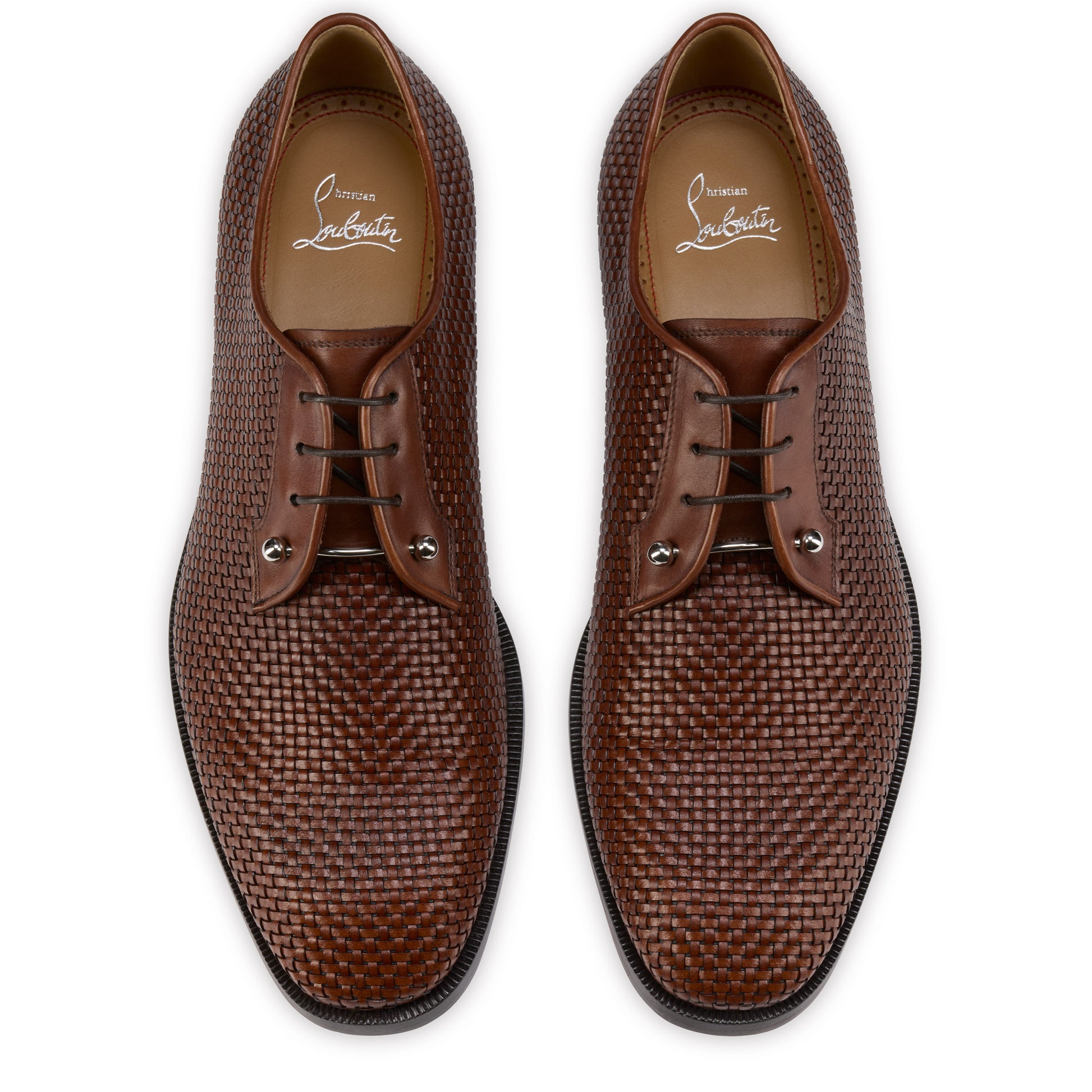Christian Louboutin Chambeliss Men Shoes | Color Brown New