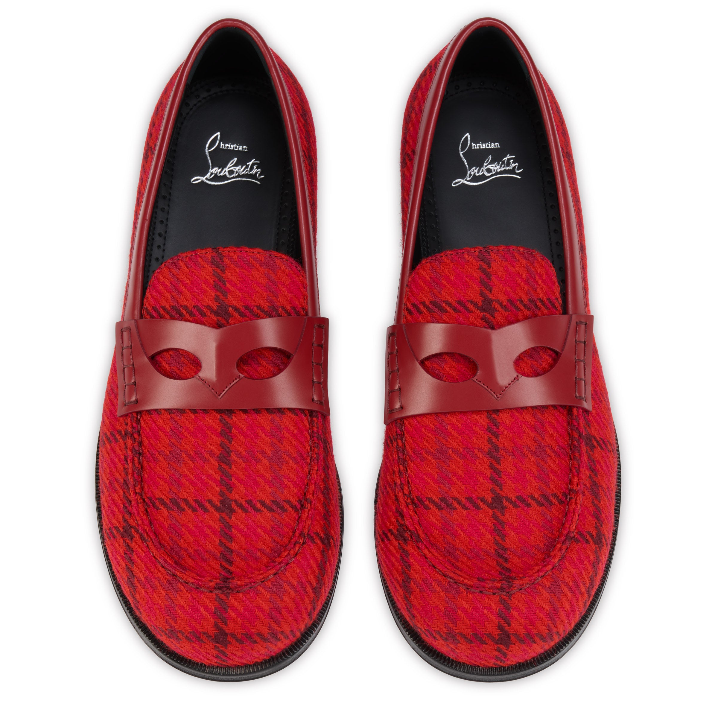 Christian Louboutin Circ Loafer Men Shoes | Color Red