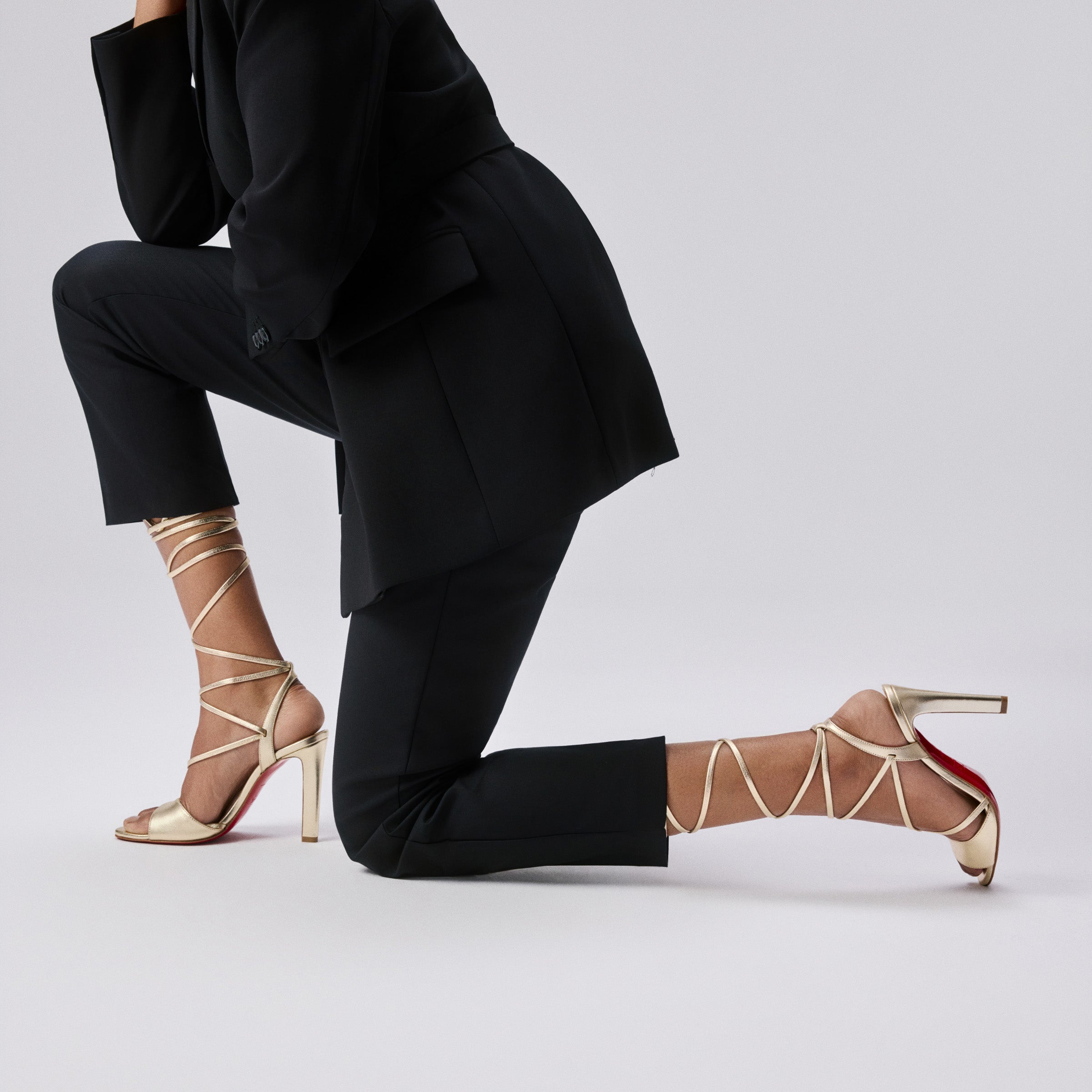 Christian Louboutin Fanny Randa Women Shoes | Color Gold