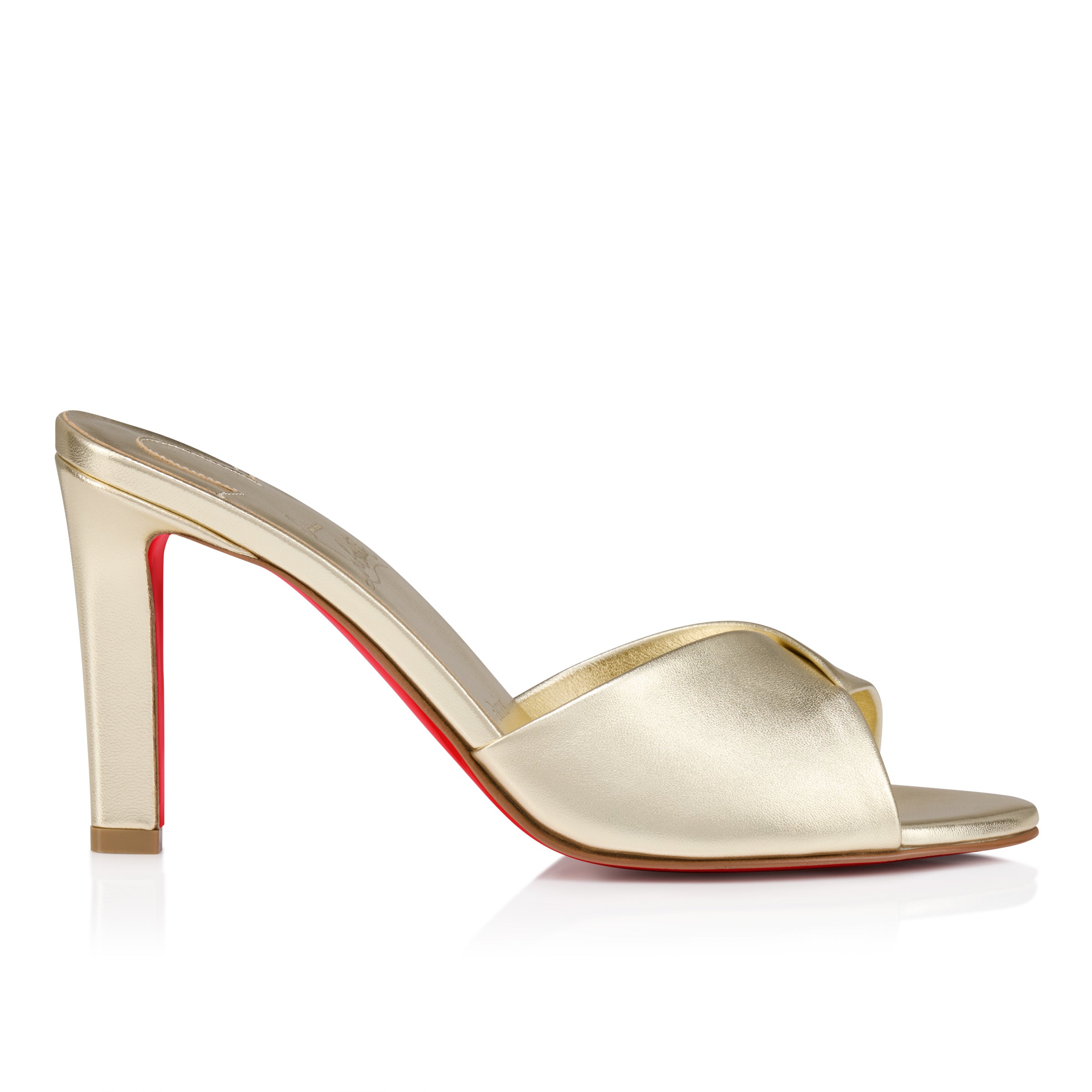 Christian Louboutin Fanny Slide Women Shoes | Color Gold