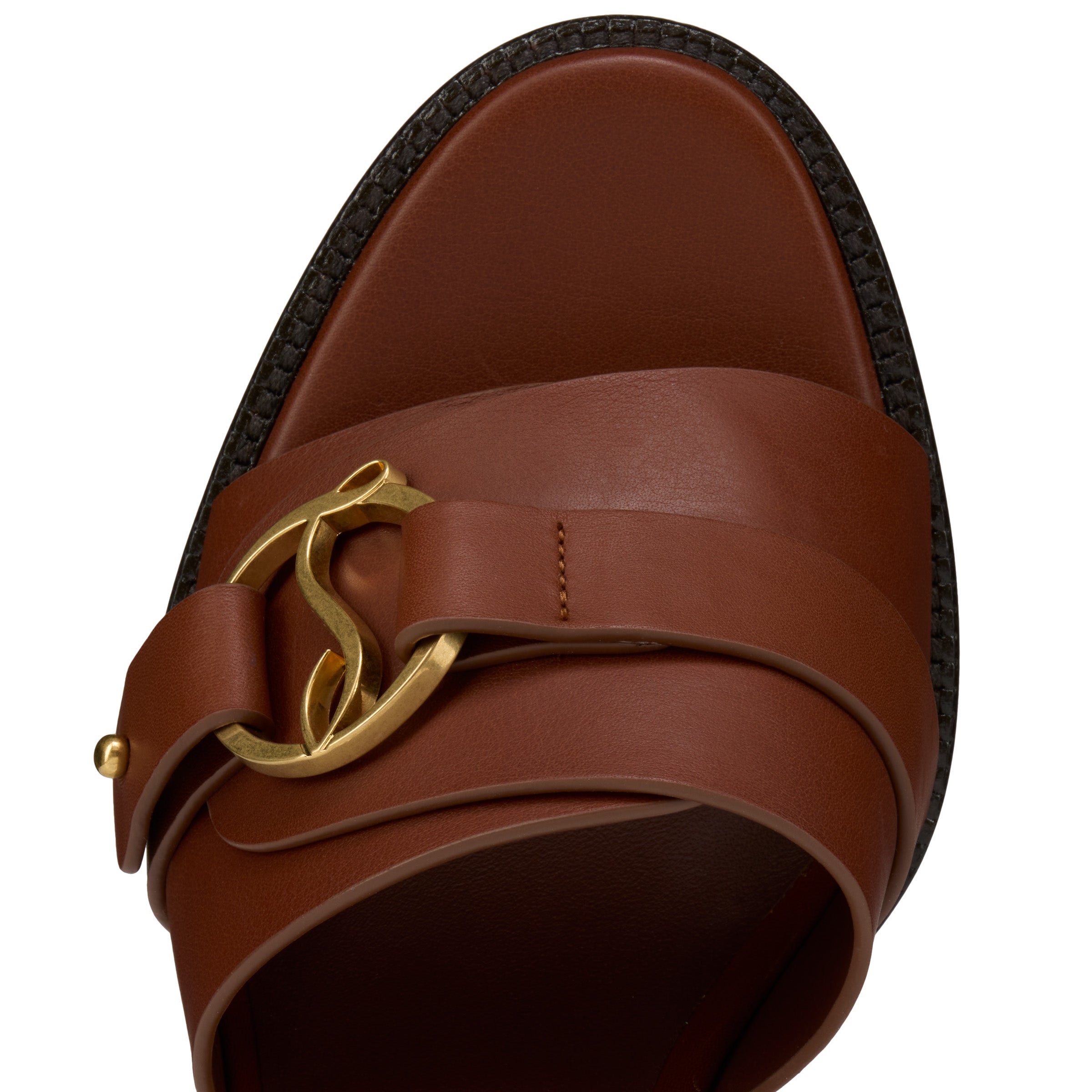 Christian Louboutin Her In Roma Mule Women Shoes | Color Brown