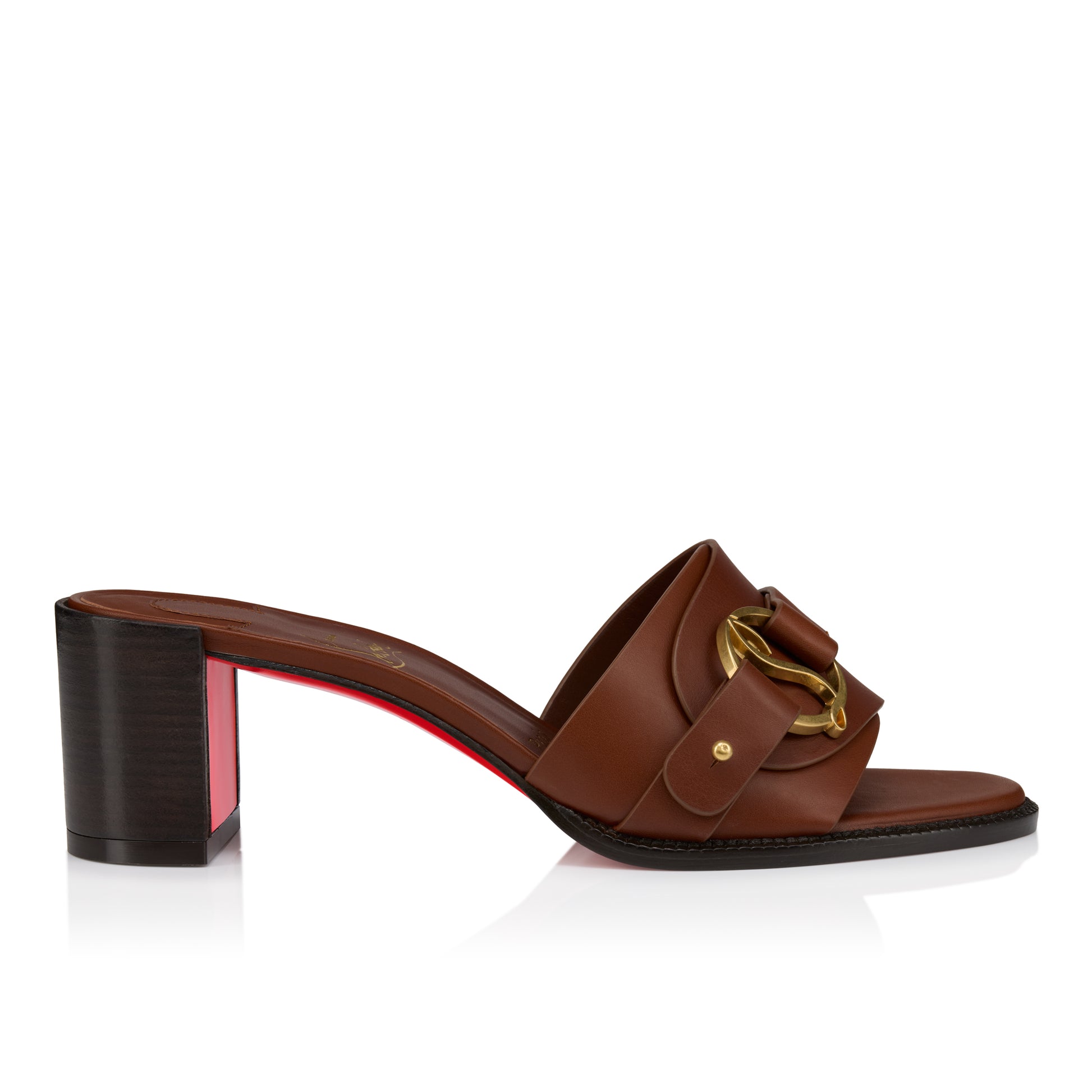 Christian Louboutin Her In Roma Mule Women Shoes | Color Brown