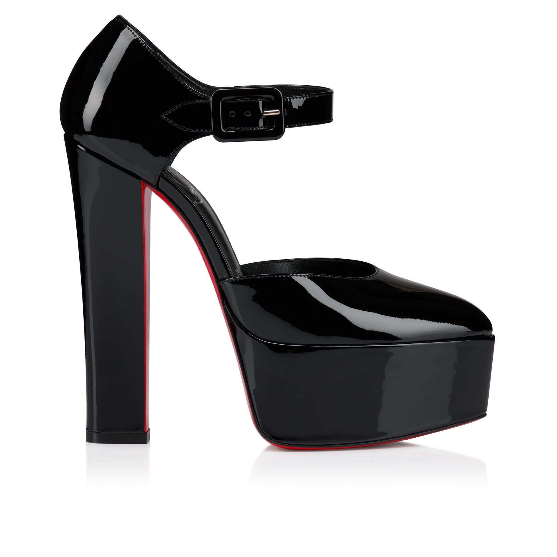 Christian Louboutin Jenna Buckle Women Shoes | Color Black