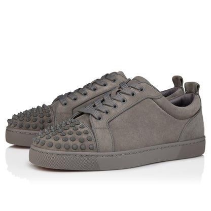 Christian Louboutin Louis Jr Spikes Canopy Men Shoes | Color Grey