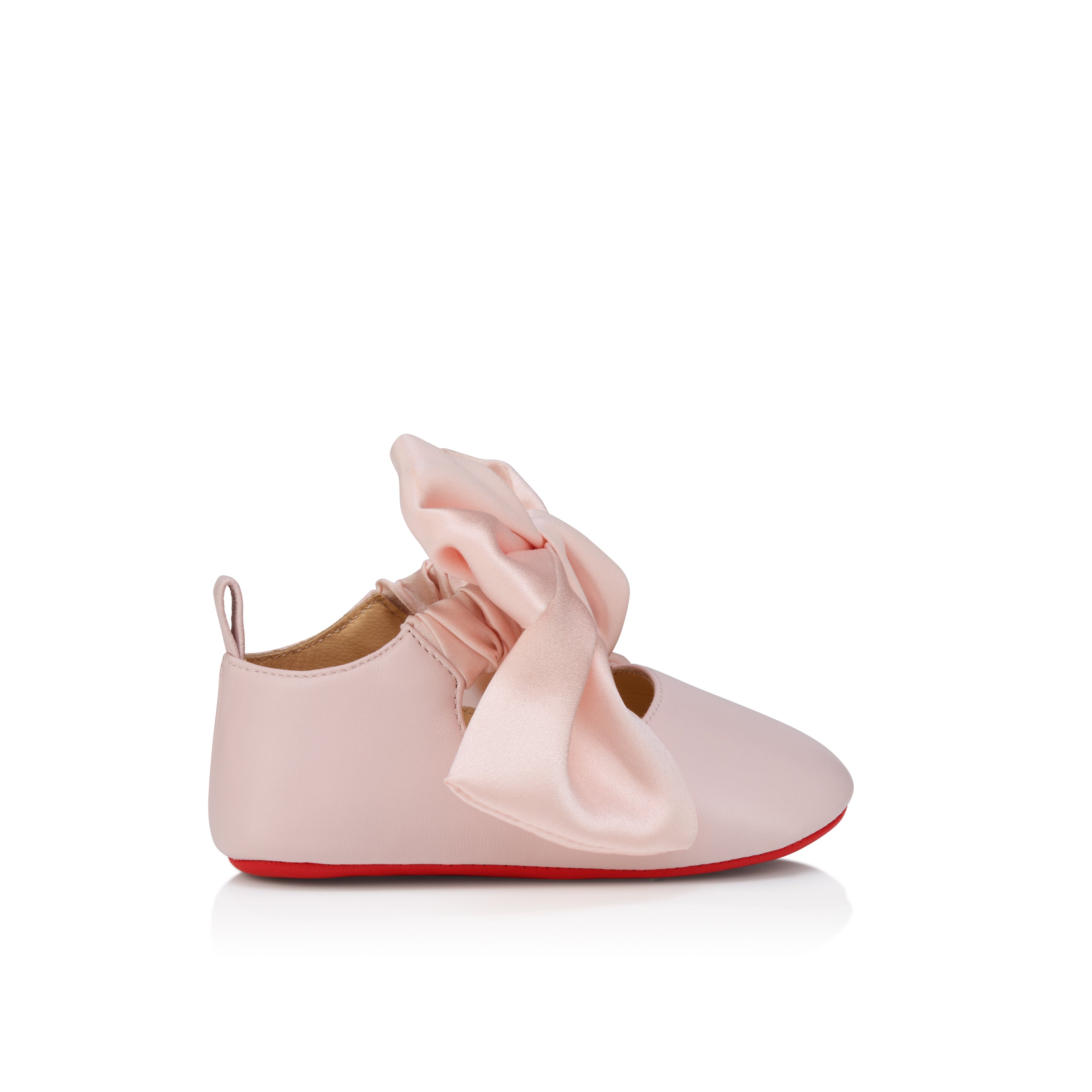 Christian Louboutin Lou Babe Nodo Kids Unisex Shoes | Color Pink