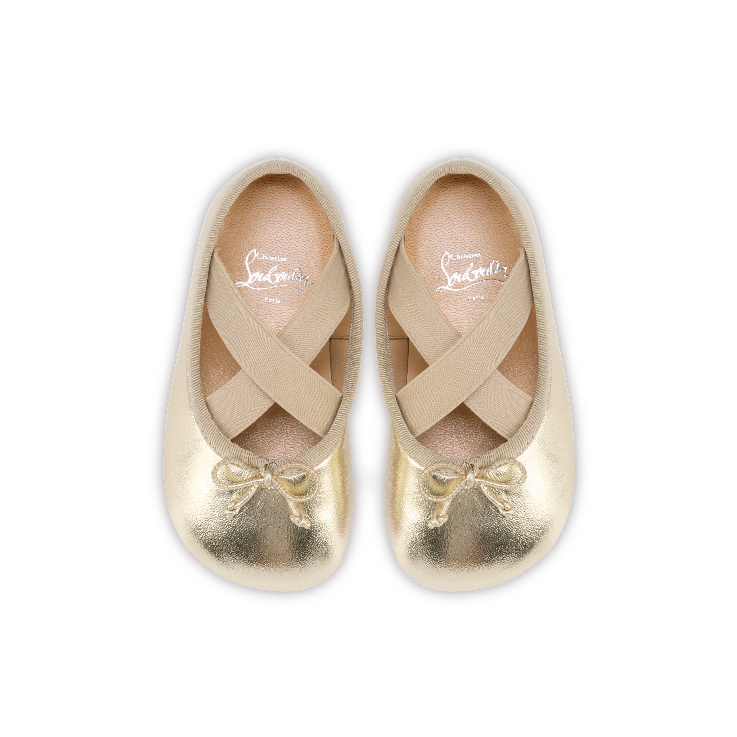 Christian Louboutin Mini Cassiasticina Kids Unisex Shoes | Color Grey