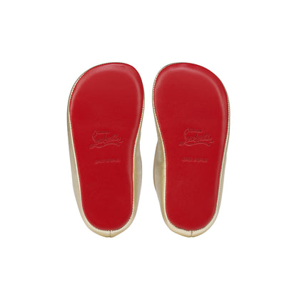 Christian Louboutin Mini Cassiasticina Kids Unisex Shoes | Color Grey