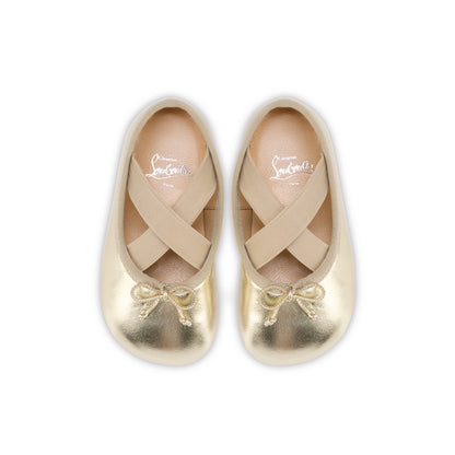 Christian Louboutin Mini Cassiasticina Kids Unisex Shoes | Color Grey