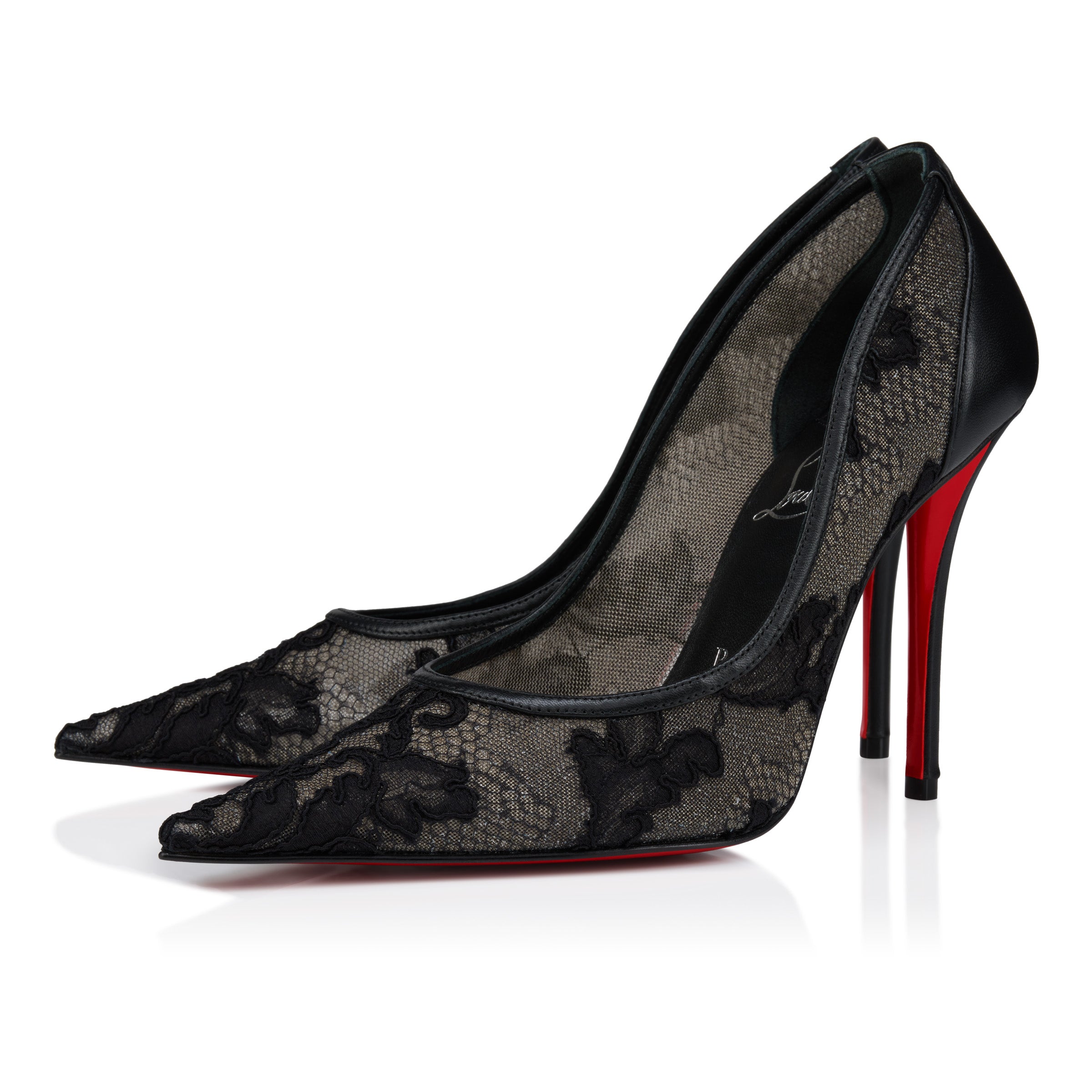 Christian Louboutin Miss Z Mesh Women Shoes | Color Black