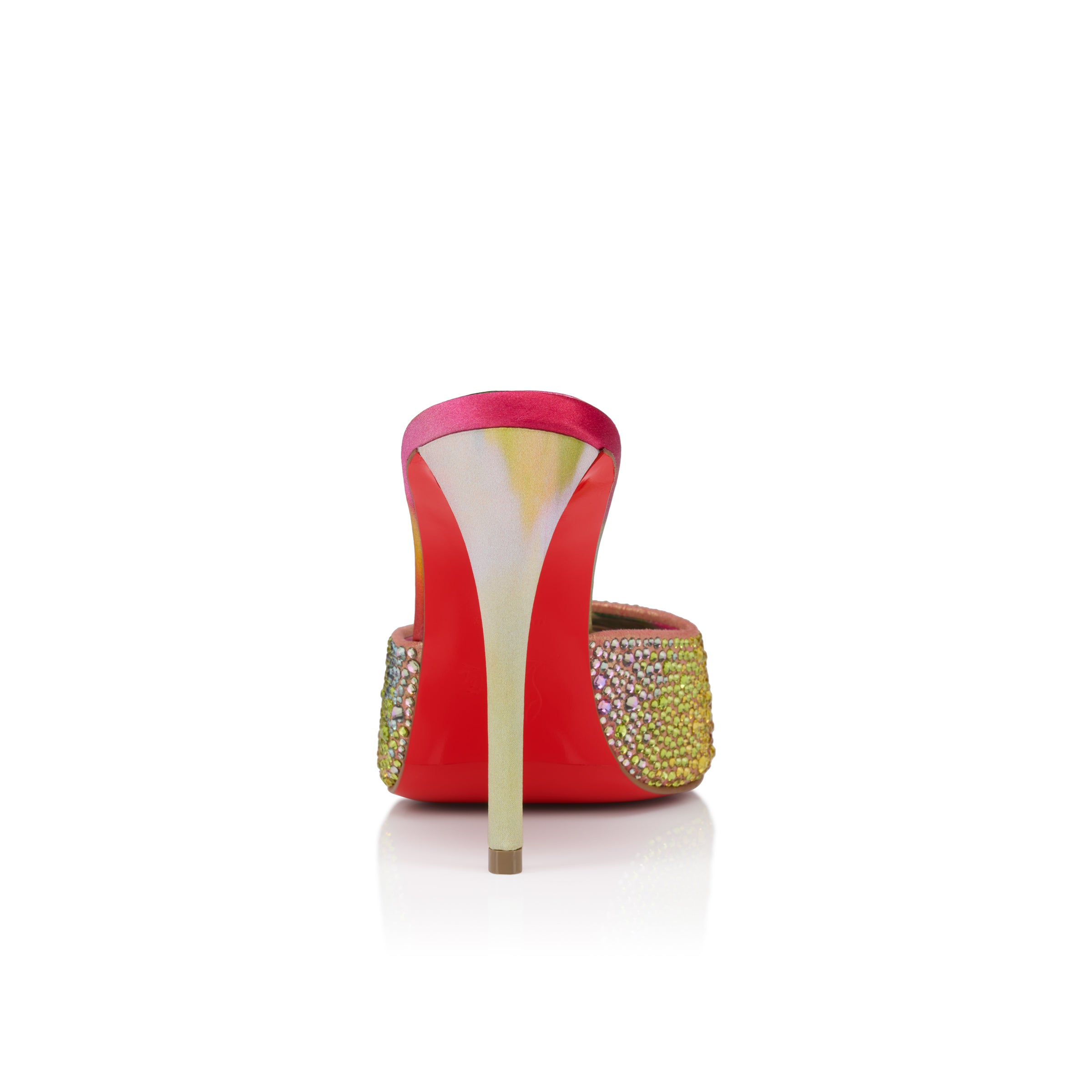Christian Louboutin Miss Z Mule Strass Botanica Women Shoes | Color Multicolor