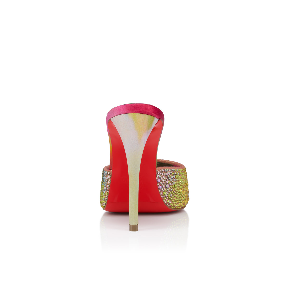 Christian Louboutin Miss Z Mule Strass Botanica Women Shoes | Color Multicolor