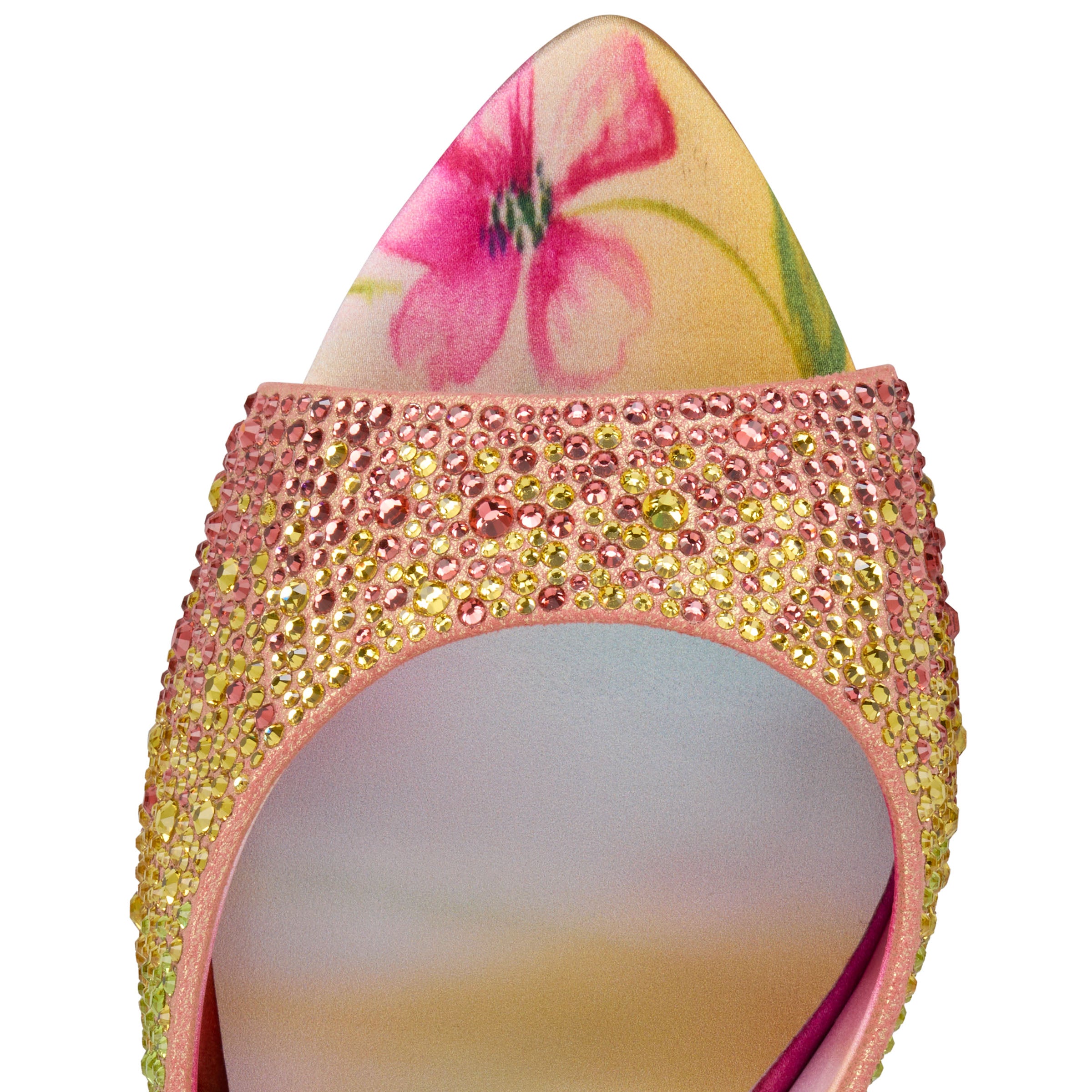 Christian Louboutin Miss Z Mule Strass Botanica Women Shoes | Color Multicolor